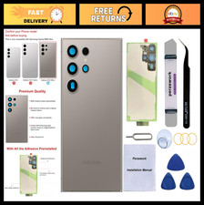 Rear Back Glass Replacement for Galaxy S24 Ultra 6.8"  Repair Toolkit - Titaniu
