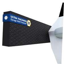 WP01 Garage Wall Protector Car Door Protector, Tool-Free, Designed 2 Pack Black