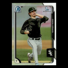Zack Erwin #24 2015 Bowman Chrome Draft Refractor Chicago White Sox Baseball MLB
