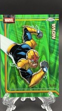 2026 Topps Chrome Marvel Green RayWave Refractor Nova /99 #89
