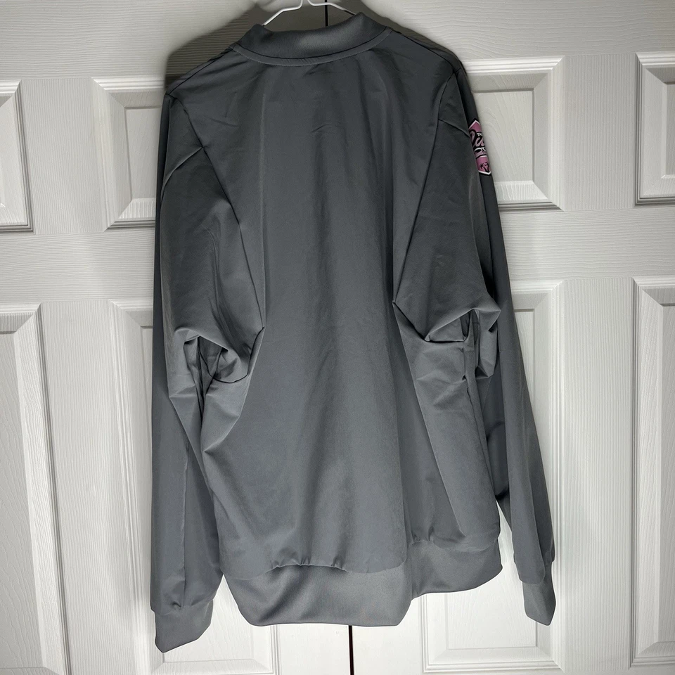 Northern Illinois NIU Hombres Adidas Cremallera Completa Chaqueta LT Equipo Emitido Gris Fútbol Foto 2 de 4