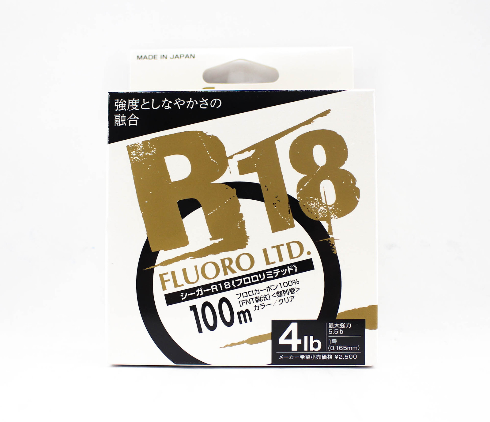 Seaguar Fluorocarbon R18F Fluoro Ltd Line 100m 4lb-0.165mm (0045)