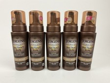5 Jergens Natural Glow INSTANT SUN Sunless Tanning Mousse LIGHT BRONZE 6 fl oz