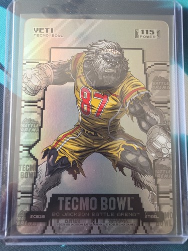 2026 Bo Jackson Battle Arena Tecmo Bowl Yeti Travis Kelce Silver Coinflip SC626