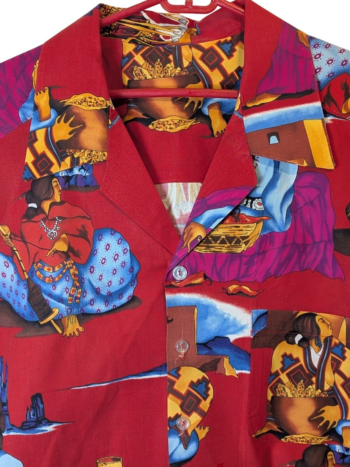 Handmade Native American Inspired Button Up Shirt… - image 2