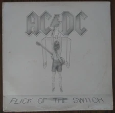 AC/DC - Flick Of The Switch 1983 Vinyl LP Record Album Atlantic 80100-1