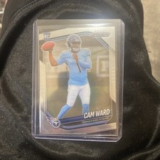 2025 Panini Prizm Cam Ward #352 Tennessee Titans Rookie Football Card