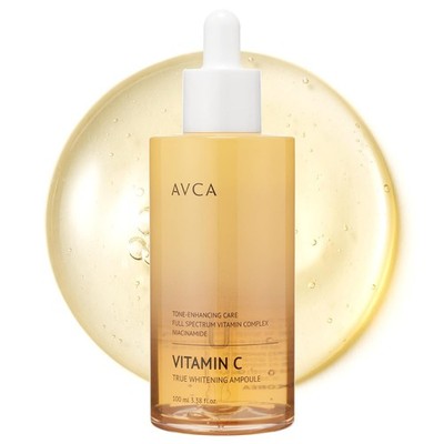 AVCA Vitamin C & Niacinamide Glow Correcting Serum 100ml (3.38 fl oz)   Dark Spo