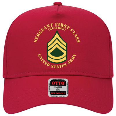 Baseball Cap - Army - Sergeant First Class - SFC - Retired - Flat