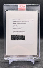 2025 Panini One and One WNBA SOPHIE CUNNINGHAM JERSEY AUTOGRAPH BLUE #/49