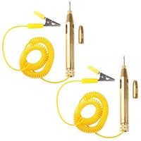 2 PrüFlampe KFZ 12V Mit Krokodilklemme Federdraht DC 6-24V Voltmeter 24V