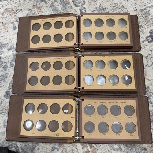 The National Coin Album COMPLETE PAGE SET for Silver Dollars 16 PAGES ...