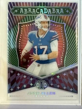 2024 Panini Illusions #8 Josh Allen Abracadabra Emerald Bills