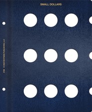 Página en blanco para álbum clásico de dólares pequeños Whitman - 9 aperturas