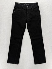 Hudson Jeans Womens 829 Black Mid Rise Skinny Stretch Denim Flap Pockets Ankle
