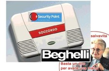 BEGHELLI SALVA VITA SALVAVITA SALVALAVITA TELECOMANDO GENITORI ANZIANI NONNI SOS
