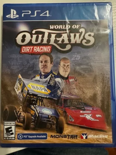 World of Outlaws Dirt Racing PS4 Game Free Shipping, Excellent Condition