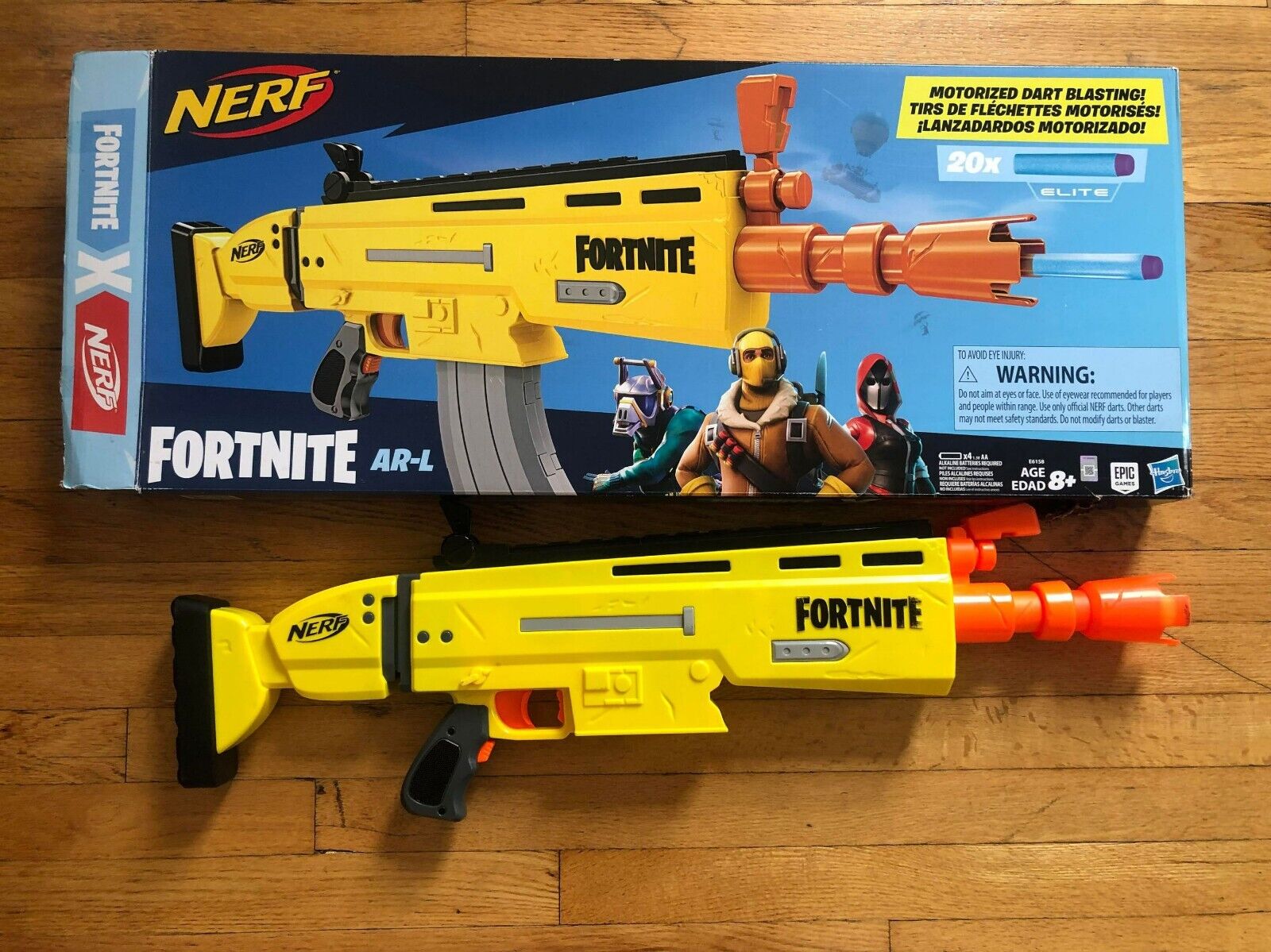 Brinquedo NERF Fortnite AR-L Elite Dart Blaster oficiais Elite nerf  fortinite automática - Artigos infantis - Recanto dos Dourados, Campinas  1254119162