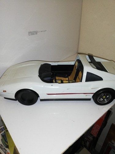 VOITURE FERRARI 328 GTS BLANCHE    BARBIE MATTEL VINTAGE 1986 - Afbeelding 2 van 8