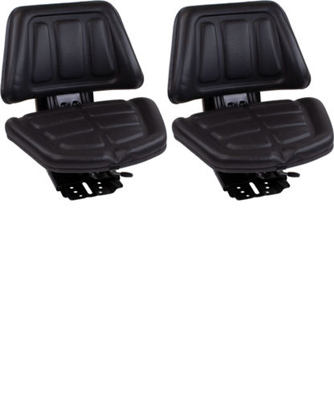 T116BL Black Seat W/ Trapezoid Backrest Fits John Deere Fits Case IH Fits New Ho