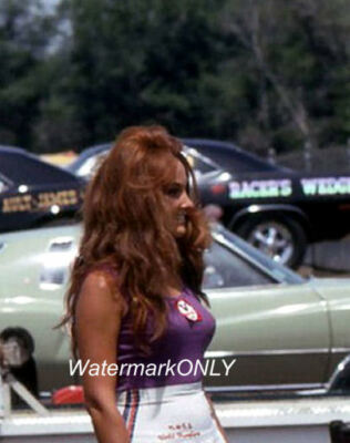 ''Trojan Horse'' Ford Mustang NITRO Funny Car's ''Back Up Girl'' ''Emel'' PHOTO #(35b)