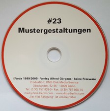CD-ROM - #23 Mustergestaltungen Veda von 2005