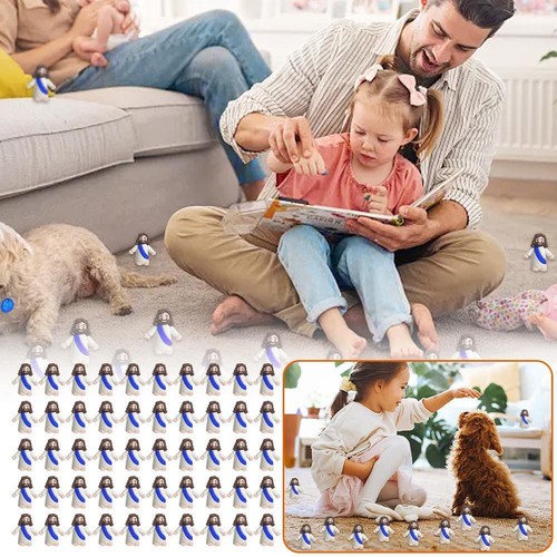 Mini Jesu Figurine Easter Decorations, Tiny Baby Jesu Figurines Bulk