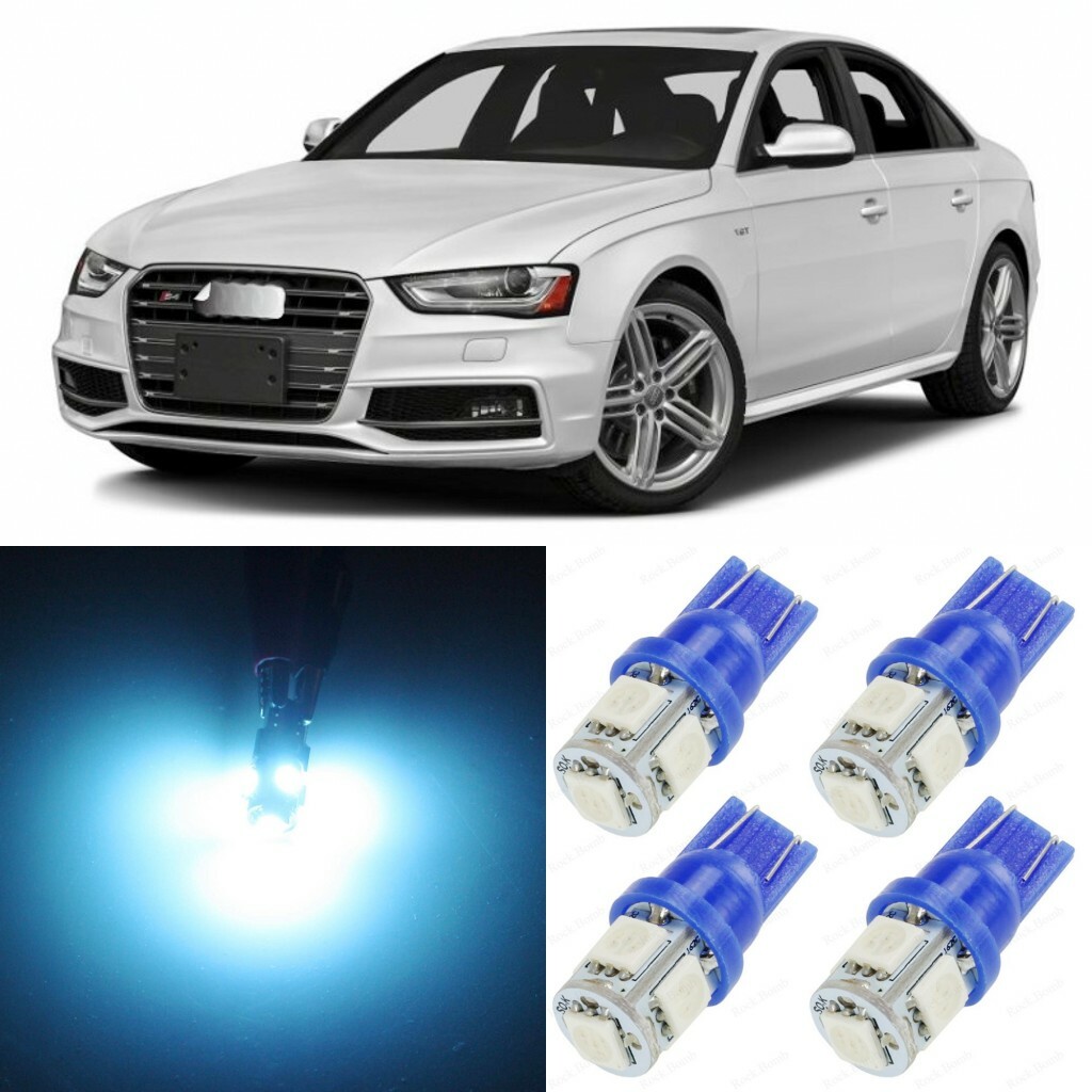 18 x ICE Blue Interior LED Lights Package For 2009 - 2016 Audi A4