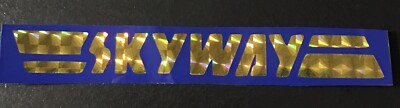 Old school BMX freestyle Skyway  STICKER DECAL Prism 80 s