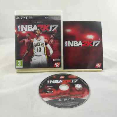 NBA 2K17 PlayStation Game with manual UK
