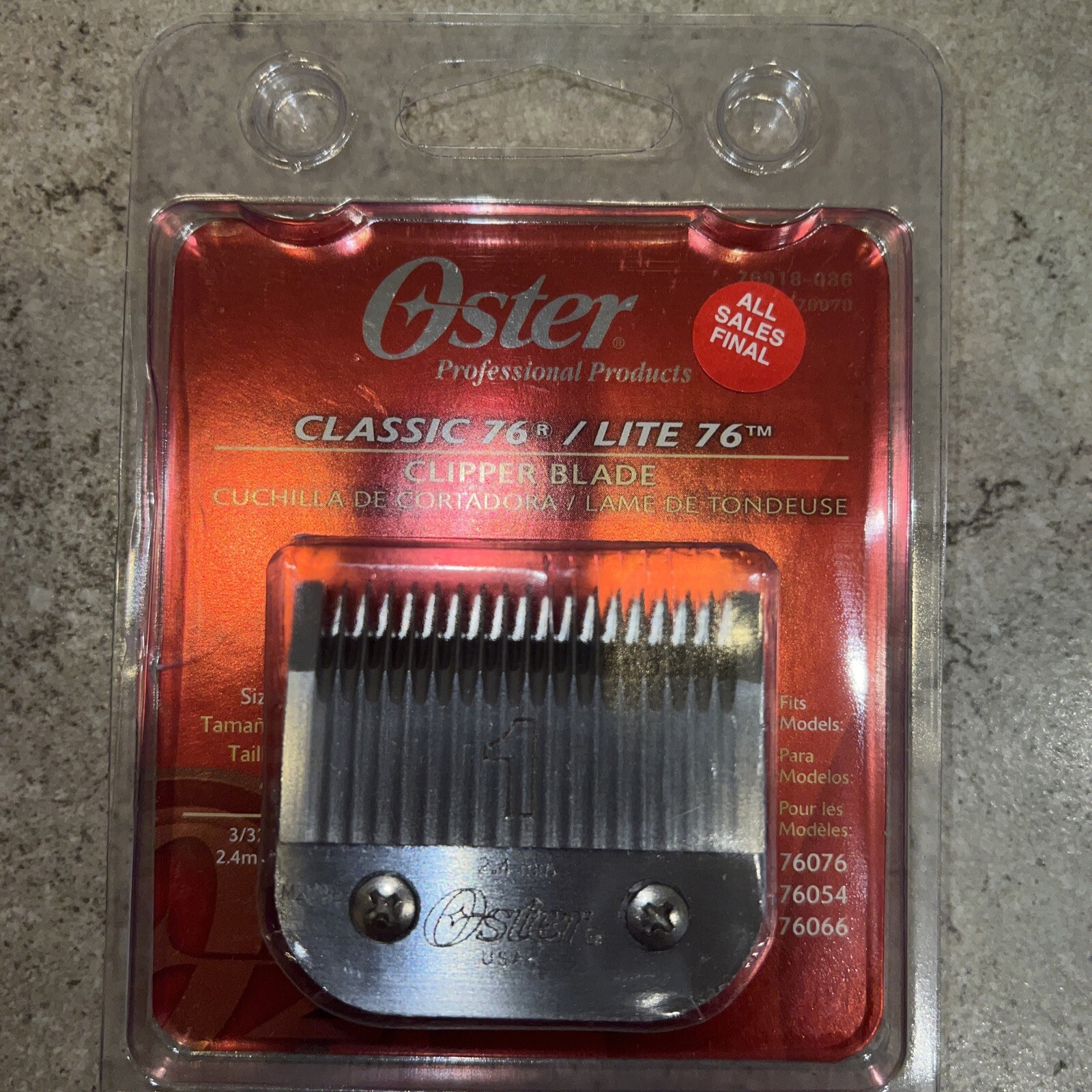 New Oster Blades for 76 # 1 Clipper Blade
