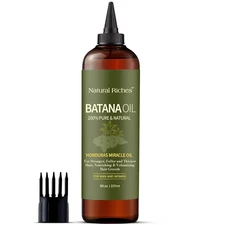 Unrefined Organic Batana Oil, 8 Fl Oz, 100% Pure & Natural, Cold Pressed Hondura