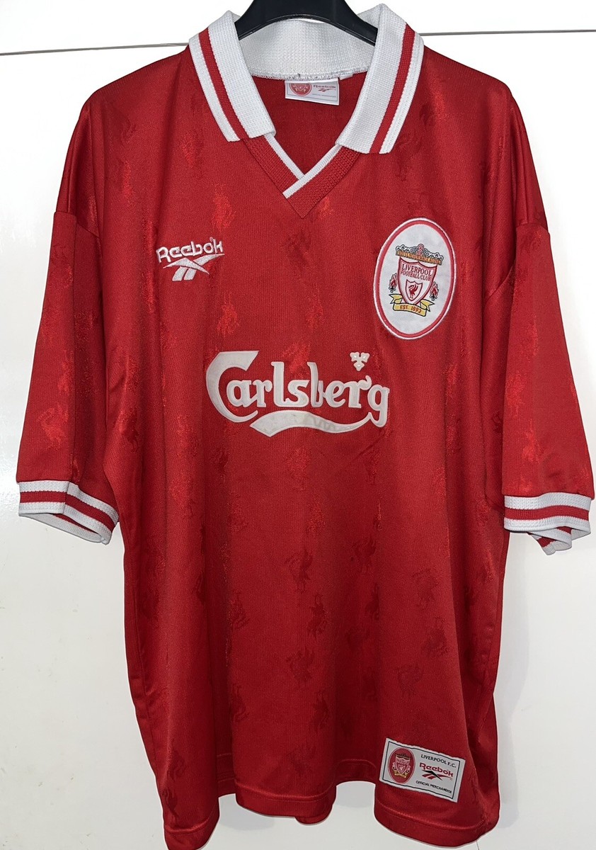 Liverpool FC 1996-98 Home Shirt, #18 Owen, Men’s 46-48”