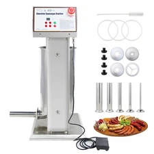 Hakka Electric Sausage Stuffer 10L Commerical Meat Press Filler Maker 2 Speed