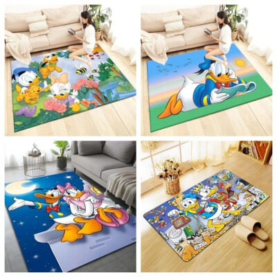 Kinderteppich 3D Donald Duck Teppich Fußmatte Badezimmer Schlafzimmer Bodenmatte