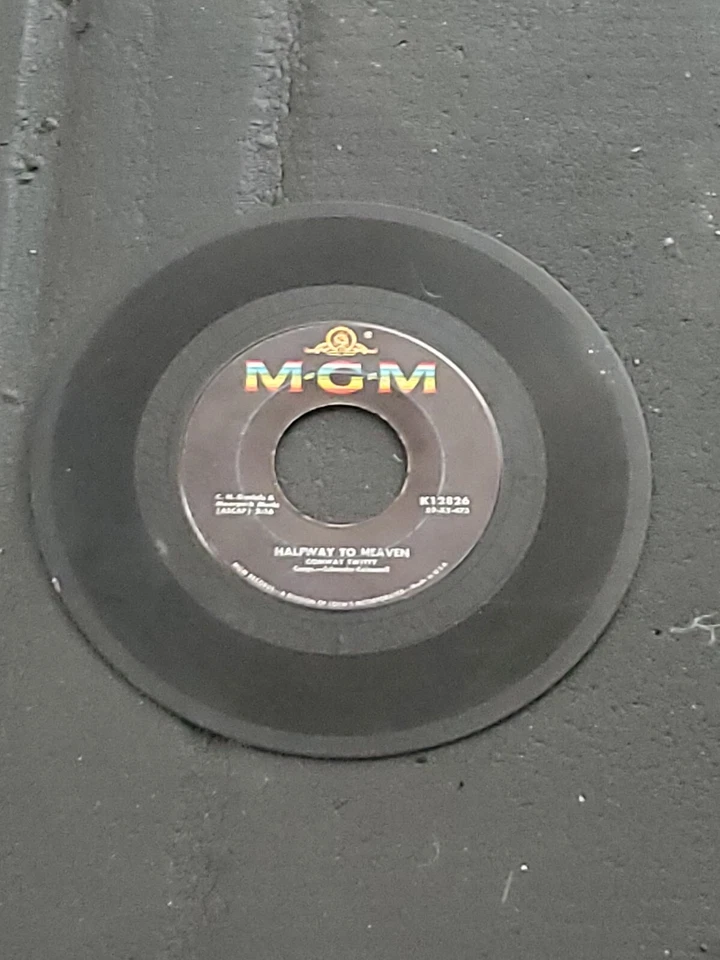 Conway Twitty 45RPM Danny Boy & Halfway To Heaven M.G.M - Image 2 of 2