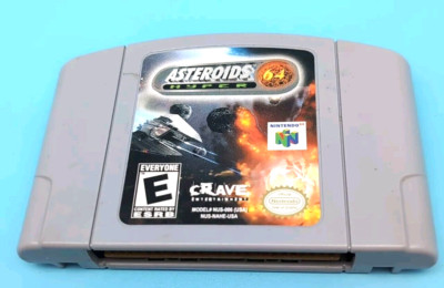 Asteroids Hyper 64 - Nintendo 64 N64 - Cartridge Only Tested Nice Authentic