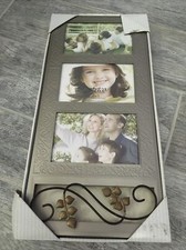 Fetco Home Decor Picture Frame - Holds Three 6" x 4" Photos