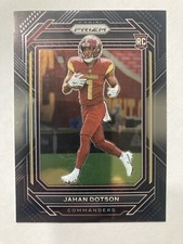 2022 Panini Chronicles Jahan Dotson Rookie Black Prizm #PB-15 Commanders RC