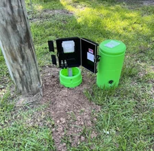 Locking FTTH Underground Fiber Pedestal with Fiber Enclosure