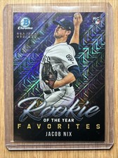 Jacob Nix - 2019 Bowman Chrome - ROY Favorites - Purple - 230/250