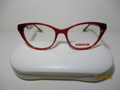 NEW Cosmopolitan EVERLEIGH RD CRY/BLUSH 51-16-140 Women s Eyeglasses Frames Case