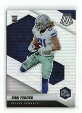 SIMI FEHOKO #341-v RC 2021 PANINI MOSAIC COWBOYS SILVER READ