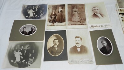 Lot of 25 Photos From the Family of Reverend Lenneous Isaac Cox - Elon, NC
