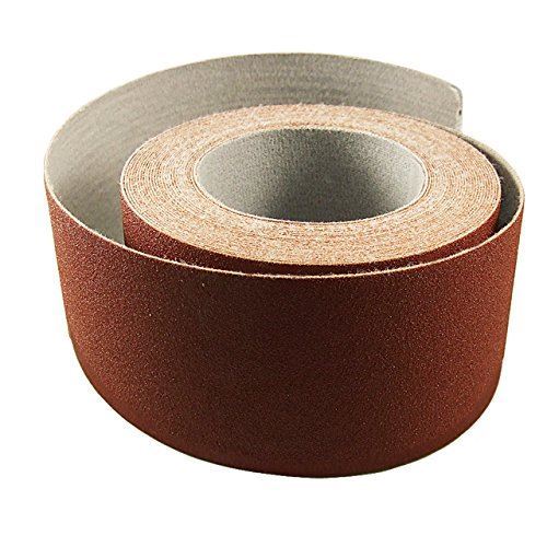3 Inch X 50 Foot 180 Grit Premium Loop (Felt) Backed Ready-to-Cut Cloth Sanding 