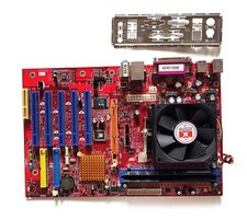 Biostar NF325-A7 Socket 754 AMD Athlon 64 ADA3000AEP4AX 512 MB RAM Retrogaming