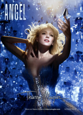 2010 Thierry Mugler Naomi Watts fashion perfume 1-page MAGAZINE AD