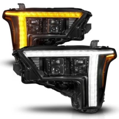 ANZO Z-Series Full LED Proj Headlights for 22-24 Toyota Tundra (w/ OE LED Refl)