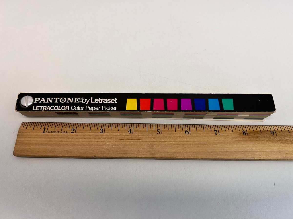 Vintage Pantone Color Products Selector by Letraset Letracolor
