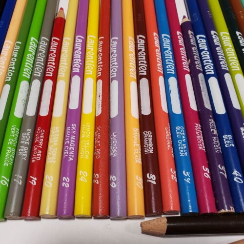 Vintage Laurentian Canada Colored Pencil Pencil Crayon Lot Of 46 Different +6 - Bild 9 von 13